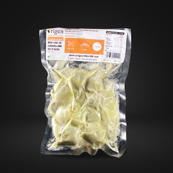 MINI CORAZONES DE ALCACHOFA CONFITADA 180 GRS. 