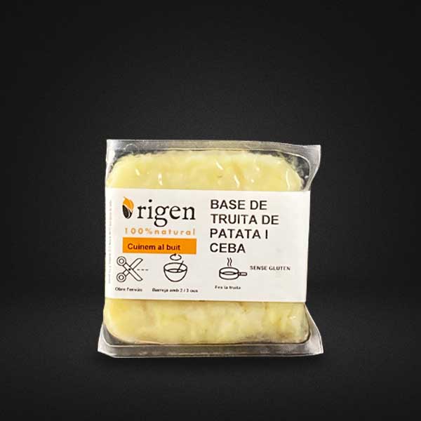 TORTILLA PATATA Y CEBOLLA (BASE COCIDA) 150 GRS.