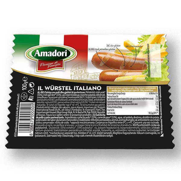 FRANKFURT POLLO 100 GRS. 