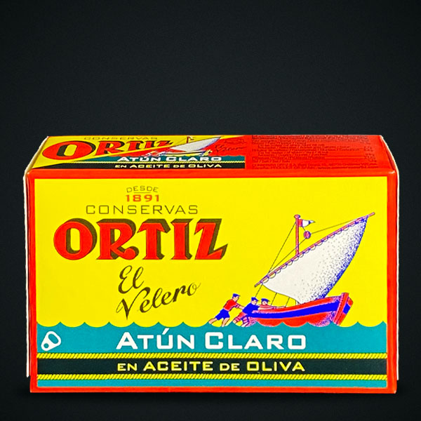 ATUN CLARO ORTIZ EN ACEITE DE OLIVA 112 GR