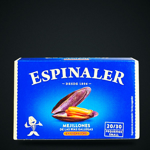 MEJILLONES EN ESCABECHE ESPINALER 20/30