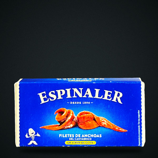 ANCHOAS EN ACEITE DE OLIVA ESPINALER 6 FILETS APROX